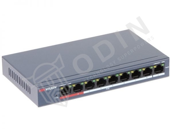 Hikvision DS-3E0109P-E(C) Switch PoE 9 Porte 10/100Mbps