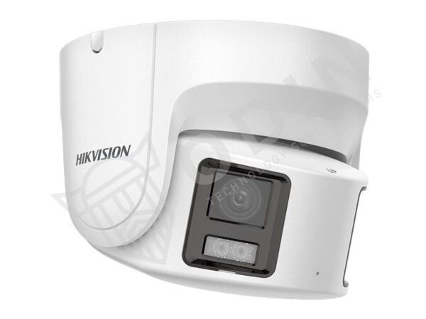 Hikvision DS-2CD2387G2P-LSU/SL(C) Telecamera Panoramic ColorVu 4k Acusense turret Ip 8 Mpx con doppia ottica 4 mm audio e strobo IP67